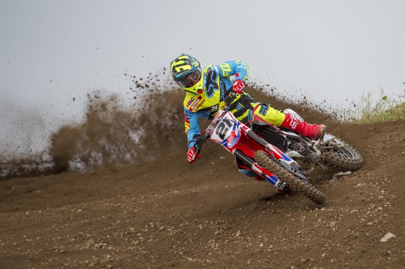 Tough opening day for Team HRC in Loket