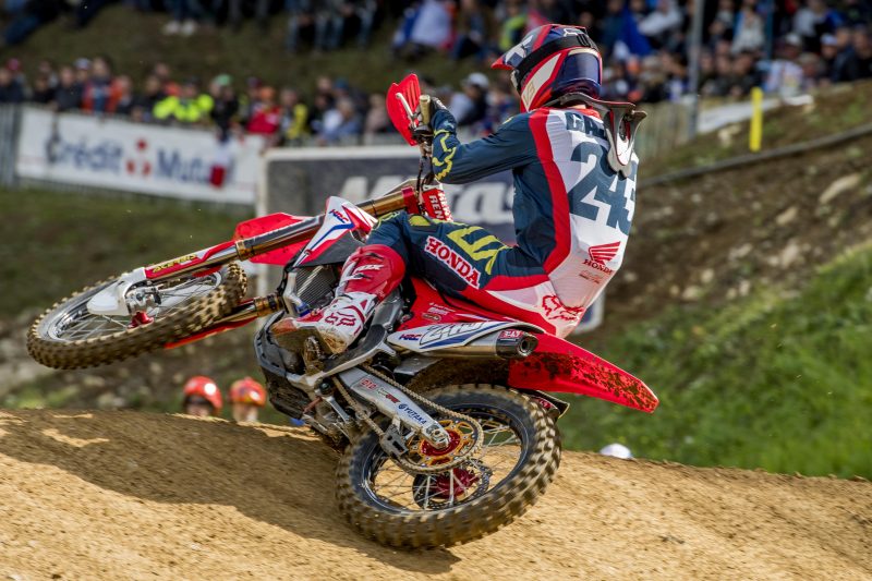 Slick conditions in qualifying for HRC MXGP