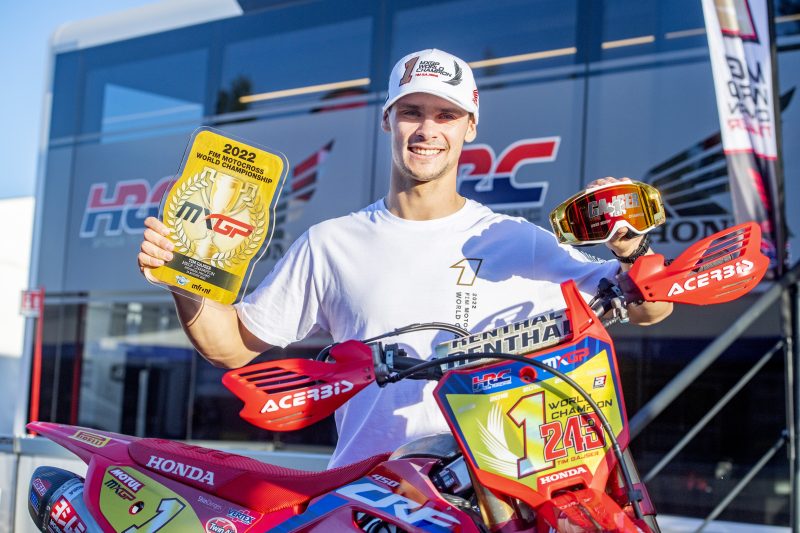 Newly-crowned champion Gajser,