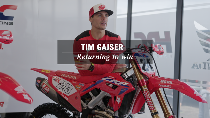 VIDEO: Tim Gajser: Returning to Win