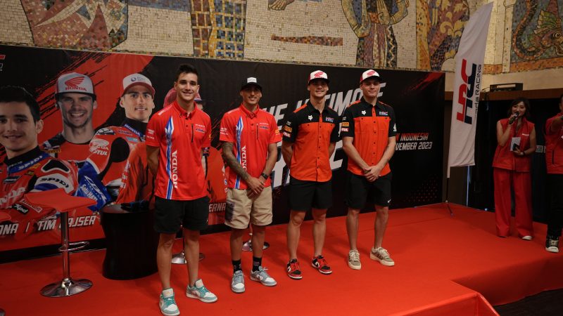 HRC MXGP and WSBK stars join Jakarta bikers for “The Ultimate Ride”
